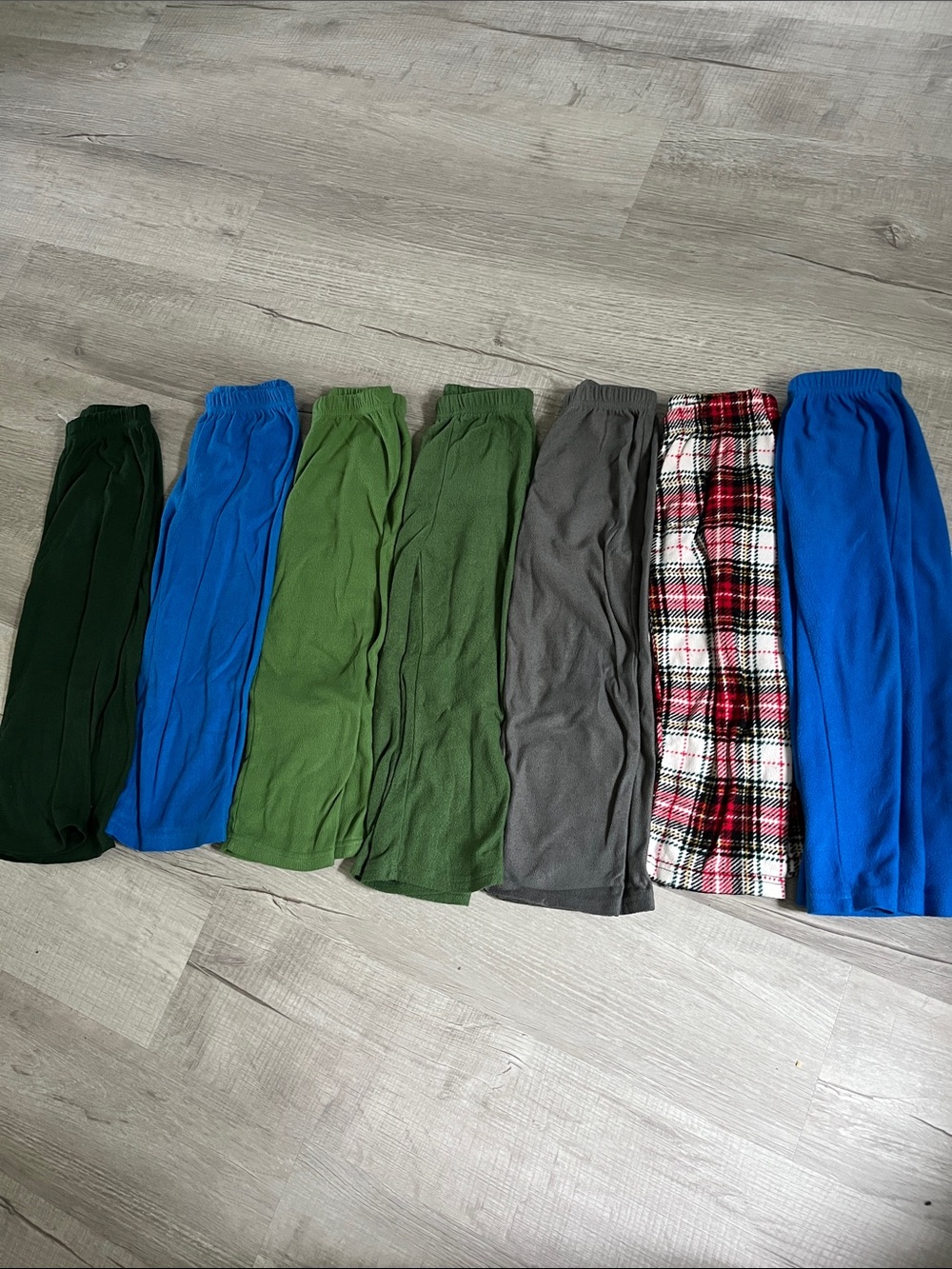 7 pairs of boys pajama pants